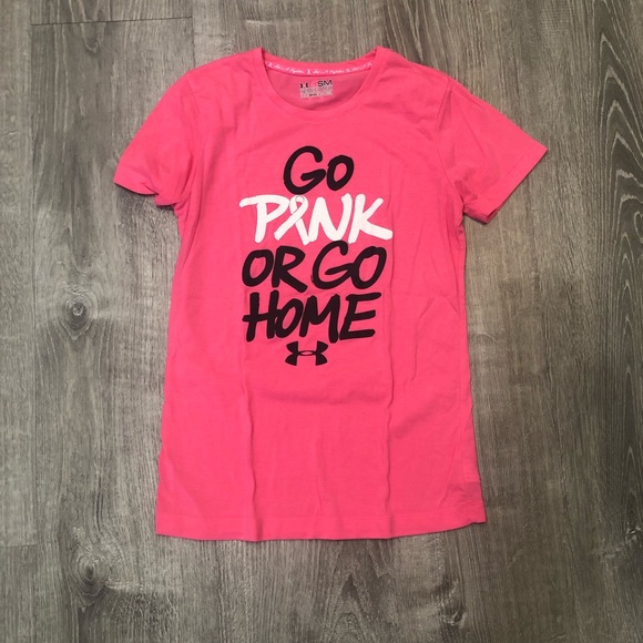 under armour t shirts pink